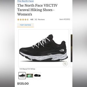 NWT north face hiking tennis shoe - ordered and don’t fit, too late to return.